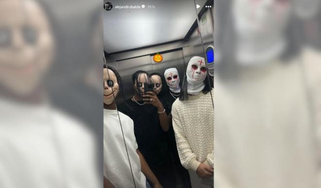 Gavi y Fermín, disfrazados en Halloween (Foto: Instagram)