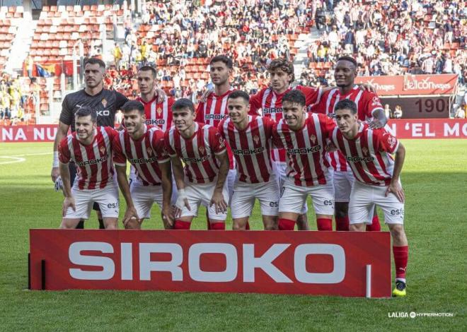 El once titular del Sporting para medirse al Cádiz (Foto: LaLiga.)