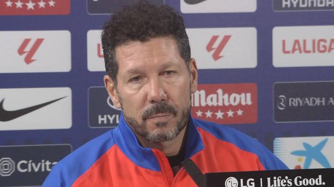 Simeone, en rueda de prensa