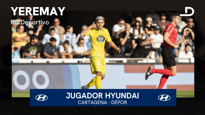 Yeremay Hernández, Jugador Hyundai del Cartagena - Dépor.