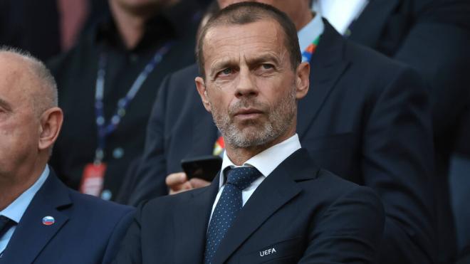 Aleksander Ceferin, presidente de la UEFA (Foto: Corodn Press)