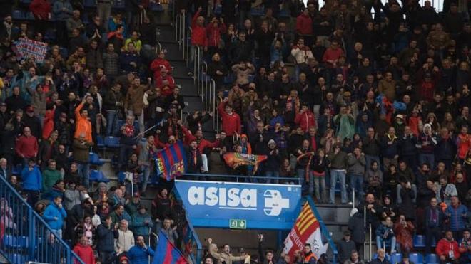 La Grada d'Animació del Barça en un partido (Foto: Cordon Press)