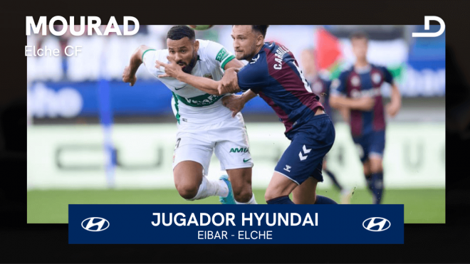 Mourad, Jugador Hyundai del Eibar - Elche.