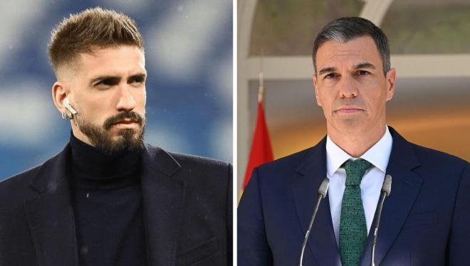 Samu Castillejo y Pedro Sánchez.