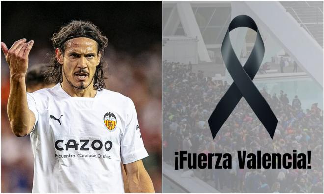 Cavani volcado con Valencia