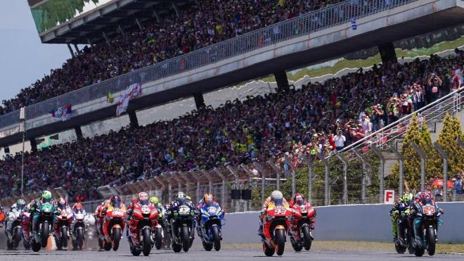 Circuito de Montmeló, durante una carrera de MotoGP.