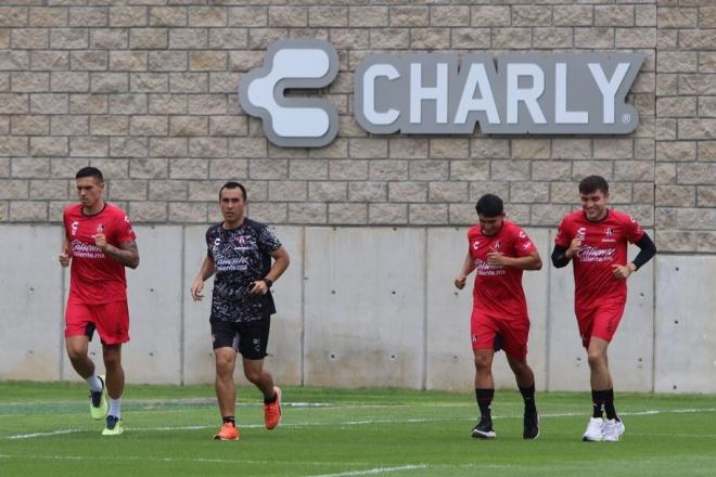 Djuka durante un entrenamiento con Atlas (Foto: Atlas FC).