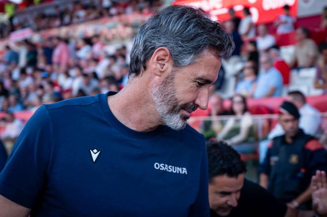 Vicente Moreno, en un partido de Osasuna (FOTO: Cordón Press).