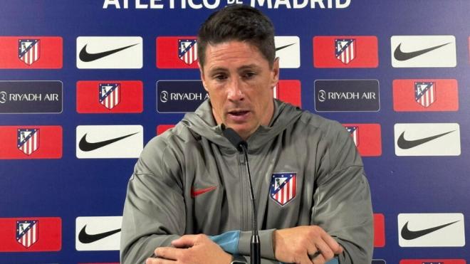 Fernando Torres en rueda de prensa (EFE)