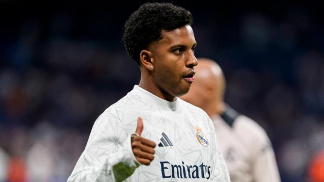 Rodrygo en un partido de Champions con el Real Madrid (Cordon Press)