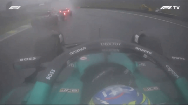 Cámara onboard de Fernando Alonso en Sao Paulo (F1)