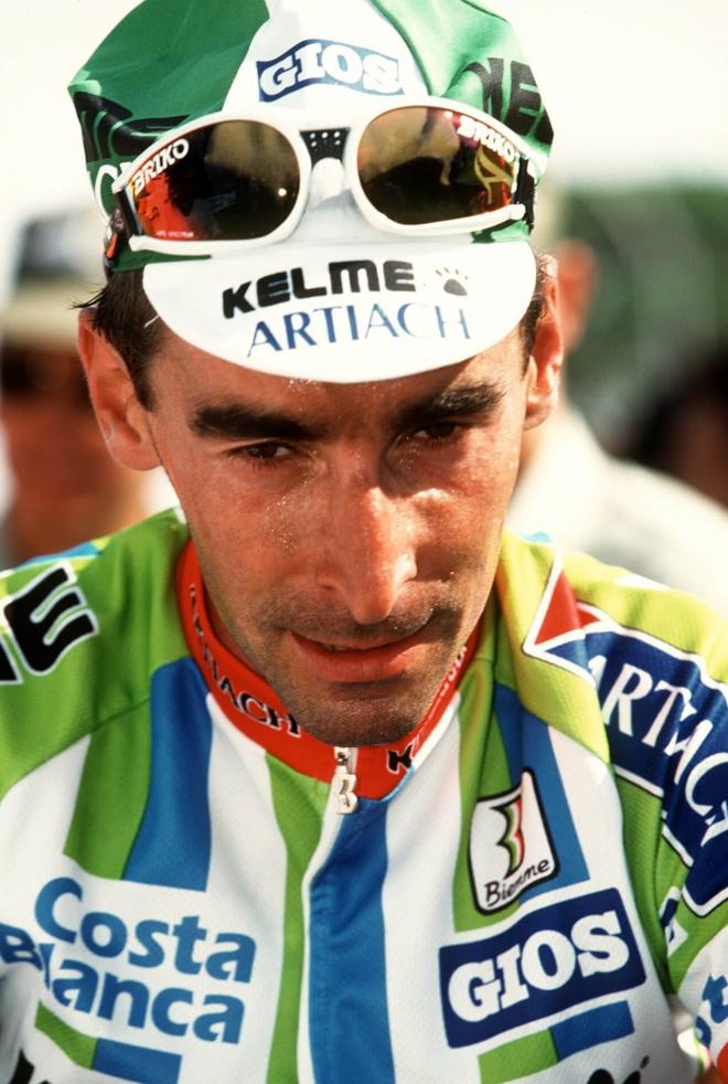 Fernando Escartín, en su etapa como ciclista (Foto: Cordon Press).