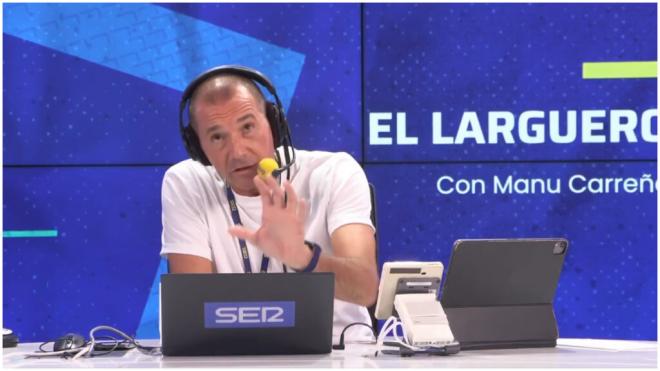 Manu Carreño habla sobre la falta de acción de los futbolistas para la suspensión de la jornada 12. (Fuente:  @ellarguero)