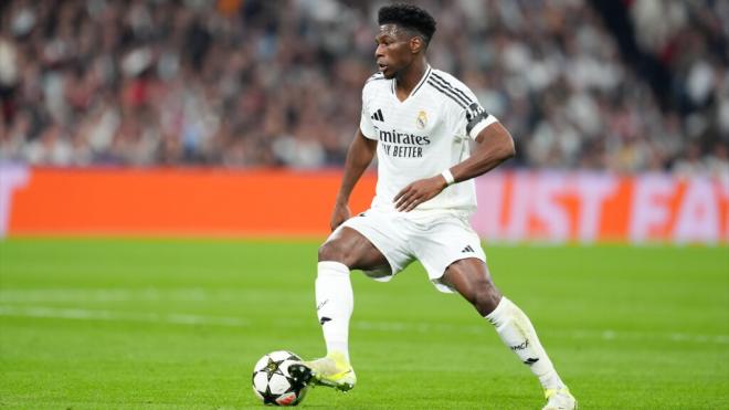 Aurelien Tchouameni, en el Real Madrid - Milan (Foto: Europa Press)