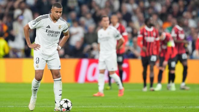 Kylian Mbappé en el Real Madrid - AC Milan (Foto: Europa Press)