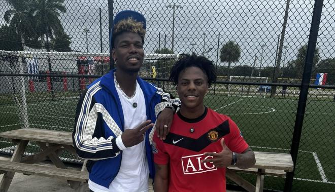 Paul Pogba reaparece con IShowSpeed (Foto: IShowSpeed).