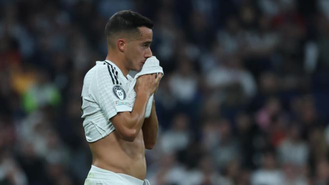 Lucas Vázquez durante el partido ante el AC Milan (Fuente: EFE)