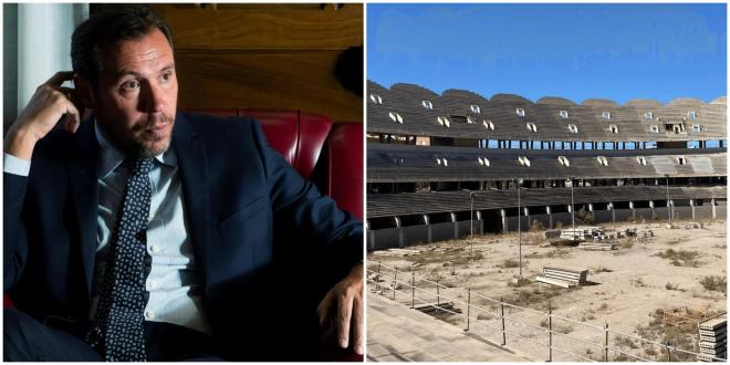 Óscar Puente y el Nou Mestalla