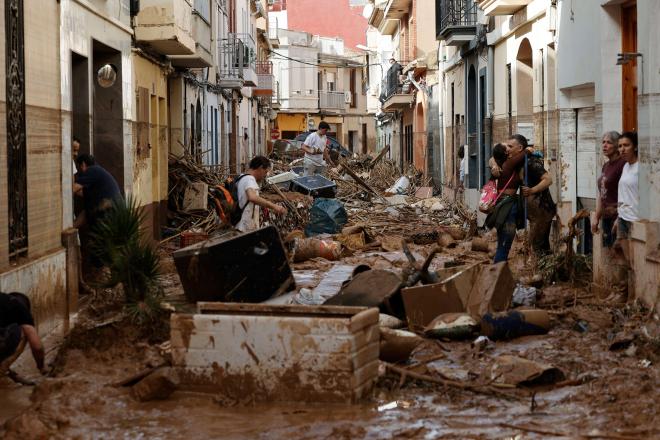 Aldaia, tras la DANA (Foto: Cordon Press).