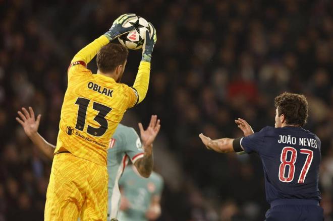 Jan Oblak, en París ante el PSG (Foto: EFE)