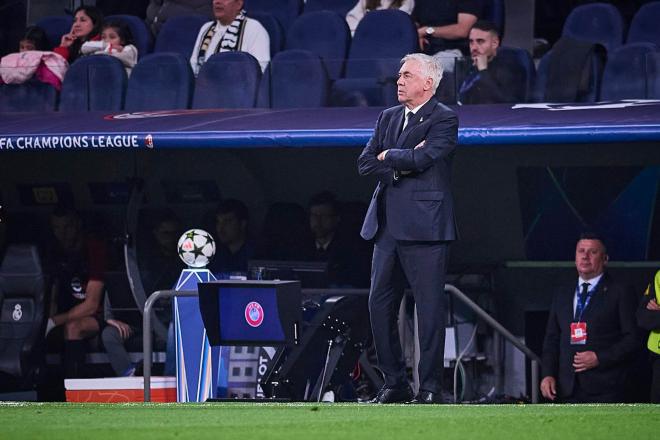 Carlo Ancelotti en el Bernabéu (Cordon Press)