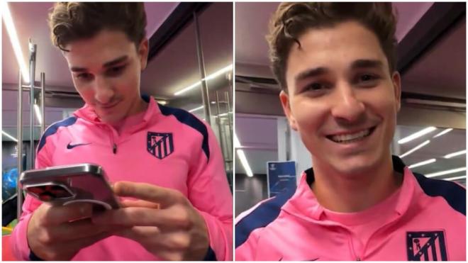 El mensaje de Julián Álvarez a un pequeño aficionado de Paiporta (Atlético de Madrid)