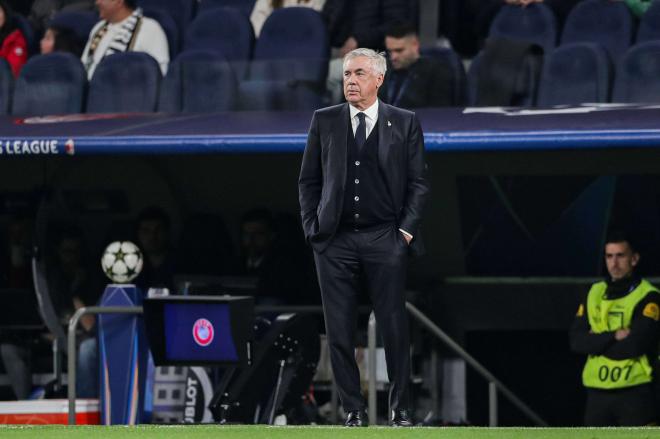 Carlo Ancelotti en el Bernabéu (Cordon Press)