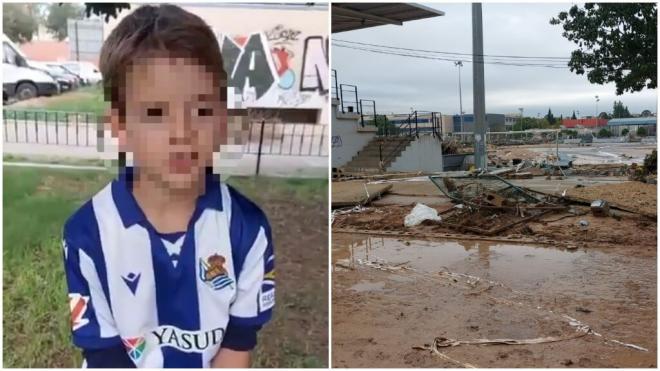 Aficionado de la Real Sociedad en Benetússer.