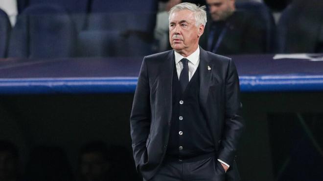 Carlo Ancelotti en la derrota ante el Milan (Cordon Press)