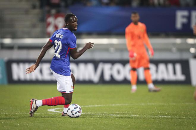 Tanguy Nianzou, con la sub 21 de Francia (Foto: Cordon Press).