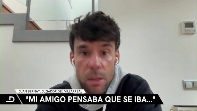 Juan Bernat hablando en 'ElDesmarque'