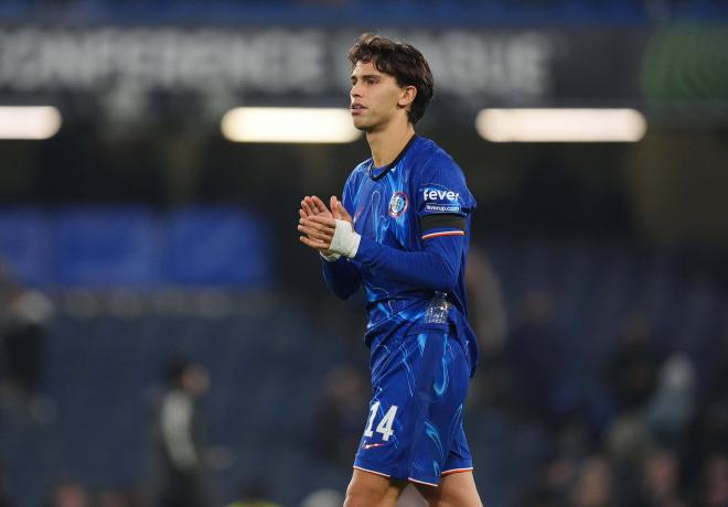 Joao Félix, feliz tras marcar con el Chelsea (Foto: Cordon Press).