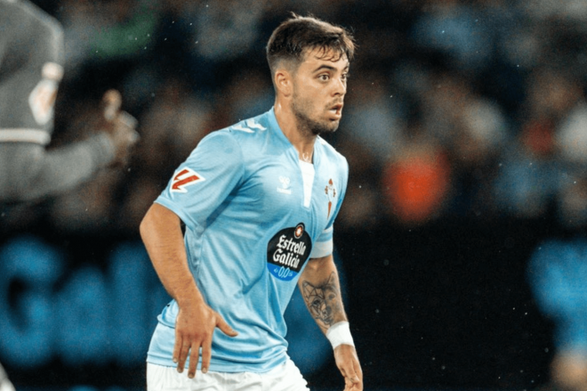 Fran Beltrán, durante un partido (Foto: RC Celta).