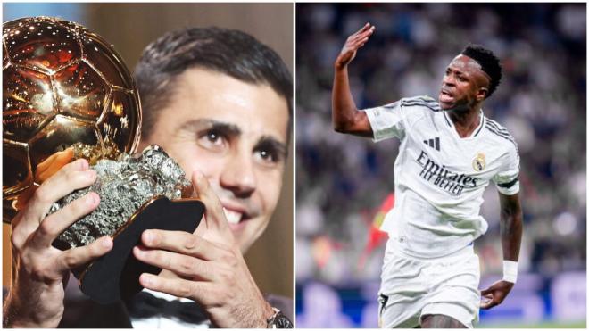 Rodri Hernández le ganó el Balón de Oro a Vinicius por 41 puntos