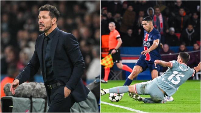 Las claves defensivas de Simeone ante el PSG (Fuente: Cordon Press)