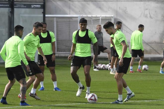 Imagen del entrenamiento (foto: Kiko Hurtado).