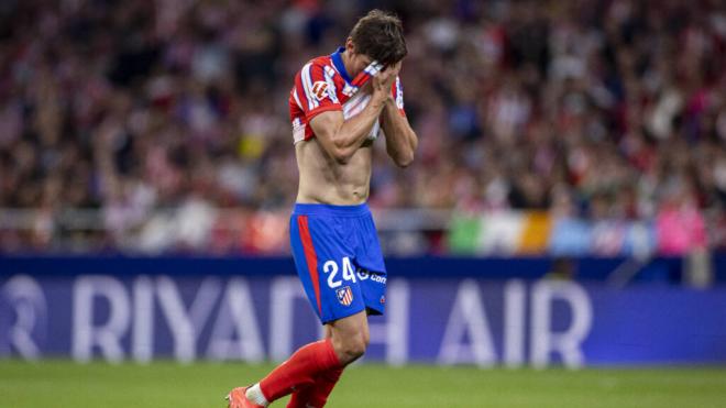 Robin Le Normand en un partido con el Atlético de Madrid (Foto: Cordon Press)