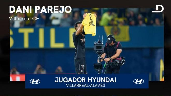 Dani Parejo, Jugador Hyundai del Villarreal-Osasuna.