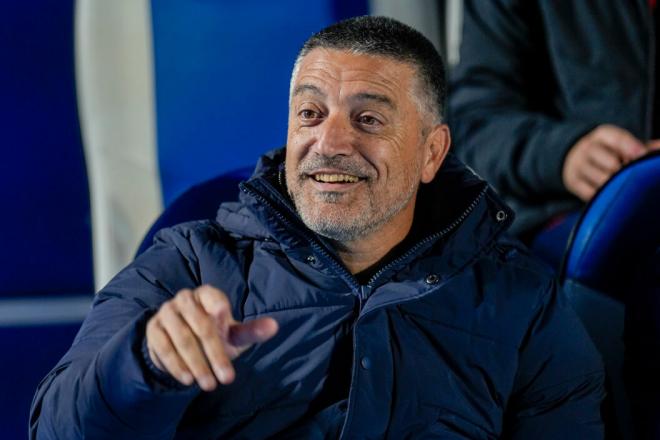 García Pimienta, en el Leganés-Sevilla (Foto: EFE).