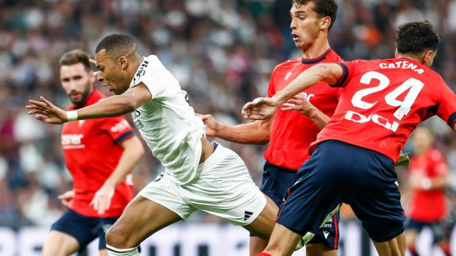 Mbappé en el partido contra Osasuna (Europa Press)