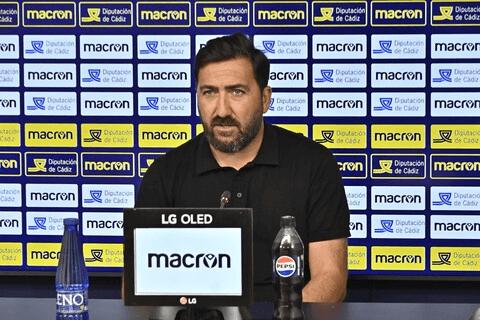 Juanma Cruz, en una rueda de prensa.