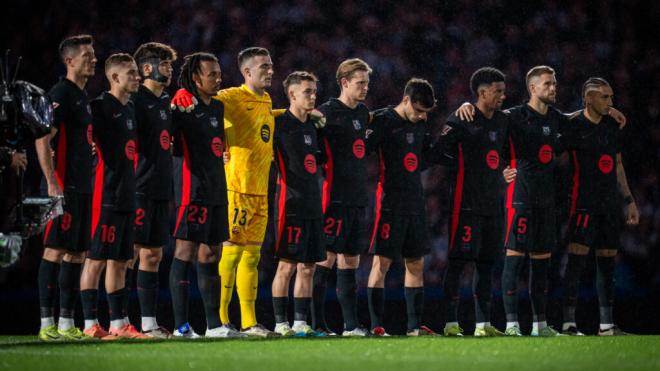 El once del Barça ante la Real Sociedad (X: @FCBarcelona_es)