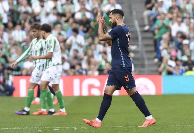 Borja Iglesias, en el Betis-Celta (Foto: Kiko Hurtado).