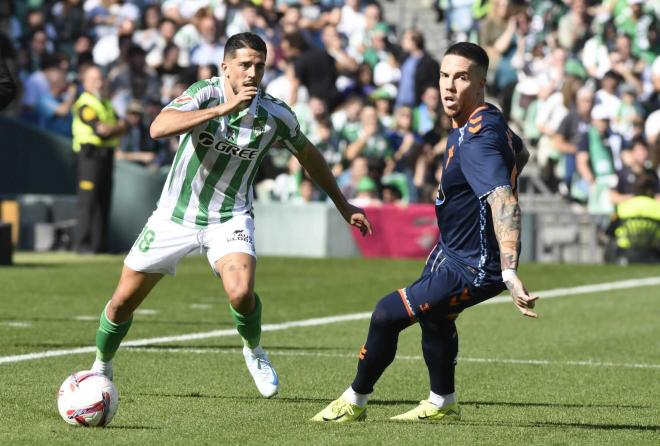 Pablo Fornals, en el Betis-Celta (Foto: Kiko Hurtado).