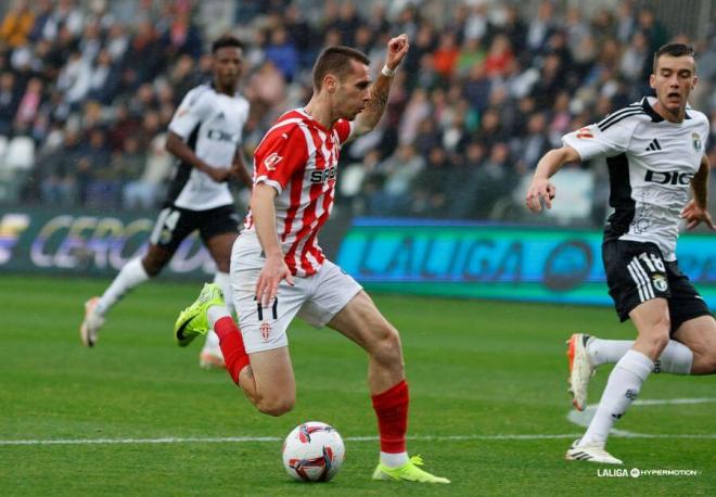 Dubasin, en el Burgos-Sporting (Foto: LaLiga).