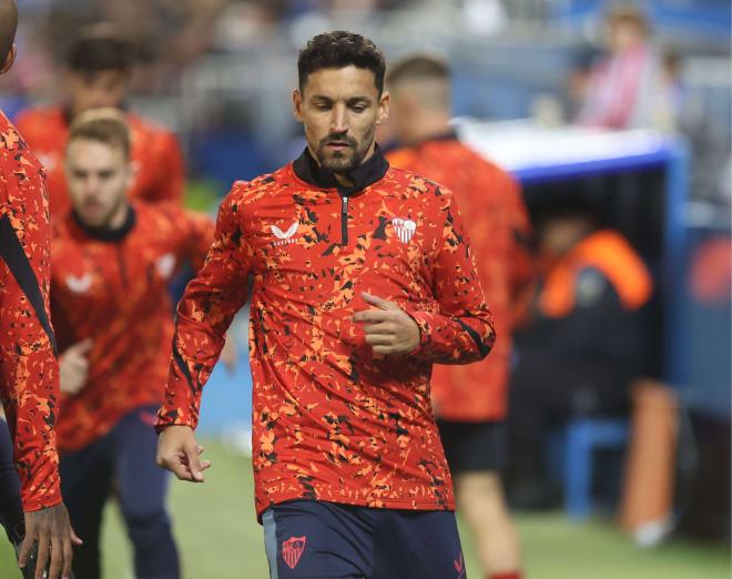 Jesús Navas, en el Leganés-Sevilla (Foto: Cordon Press).