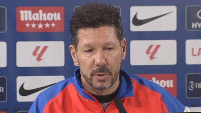 Simeone en rueda de prensa