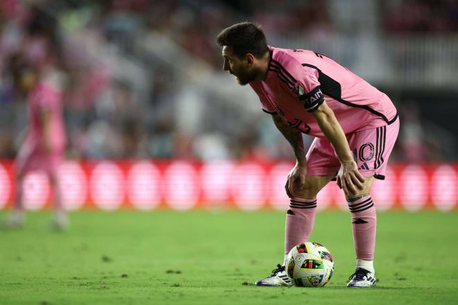 Leo Messi, en un partido del Inter Miami (FOTO: Cordón Press).