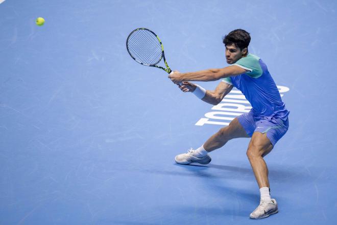 Carlos Alcaraz, en las Finales ATP (Foto: Cordon Press).