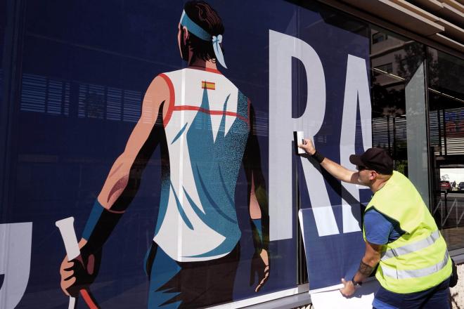 Málaga prepara el homenaje a Rafa Nadal por su retirada (Foto: EFE).